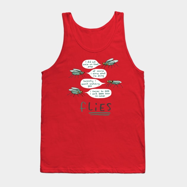 fLIES Tank Top by Sophie Corrigan